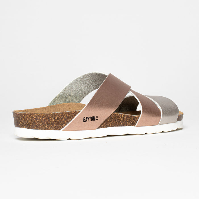 Bayton Sandales Seville Argentées Multi-Brides Bayton Femme