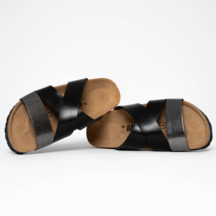 Bayton Sandales Seville Pewter Multi-Brides Bayton Femme