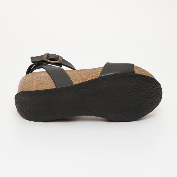 Bayton Sandales Sol Noir Compensées Et Semi-compensées Bayton Femme