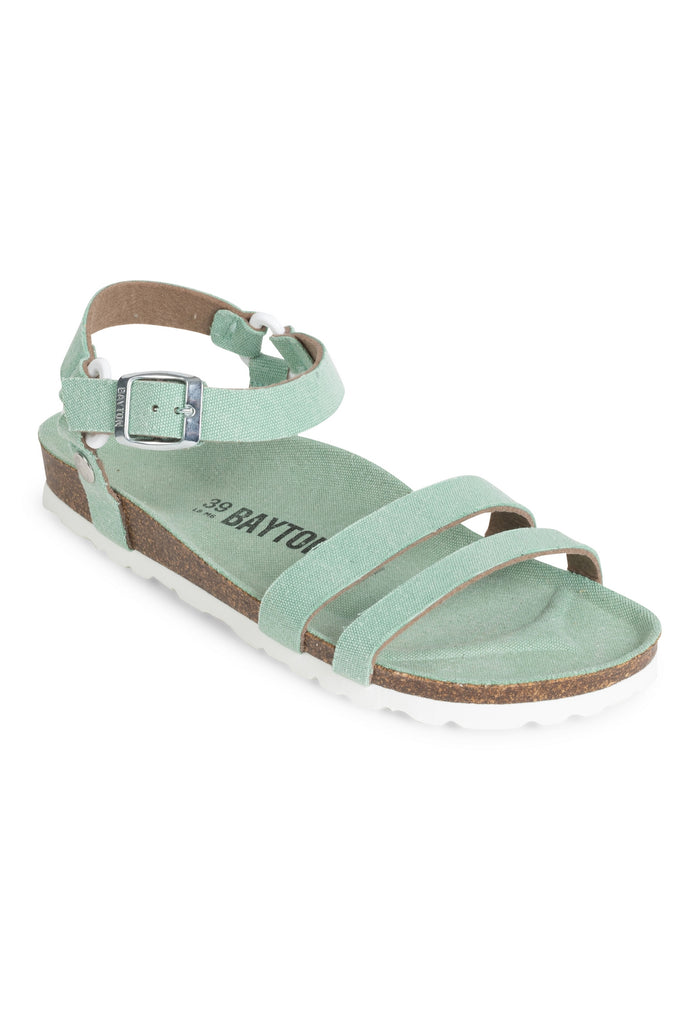 Bayton Sandales Sparco Vert Pastel Multi-Brides Bayton Femme