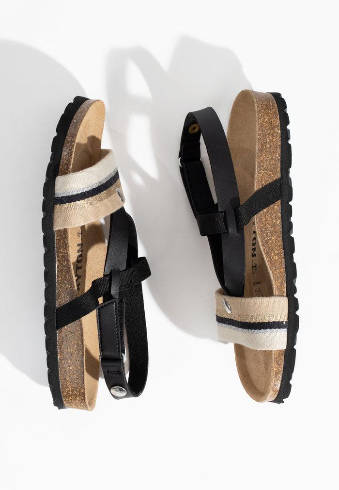 Bayton Sandales Spencer Noir Multi-Brides Bayton Femme