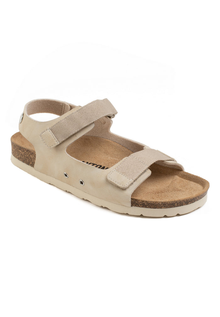 Bayton Sandales Spent Dorées Et Beige Multi-Brides Bayton Femme