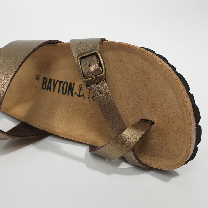 Bayton Sandales Swan Bronze à Entre-Doigts Bayton Femme