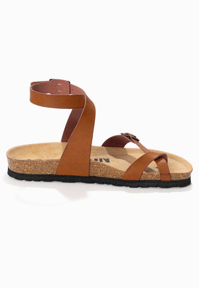 Bayton Sandales Swan Camel à Entre-Doigts Bayton Femme