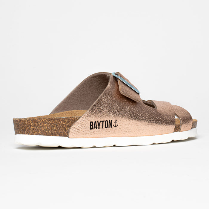 Bayton Sandales Tenerife Rose Dorées Multi-Brides Bayton Femme