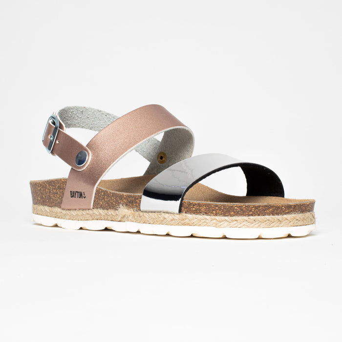 Bayton Sandales Tone Argentées Multi-Brides Bayton Femme