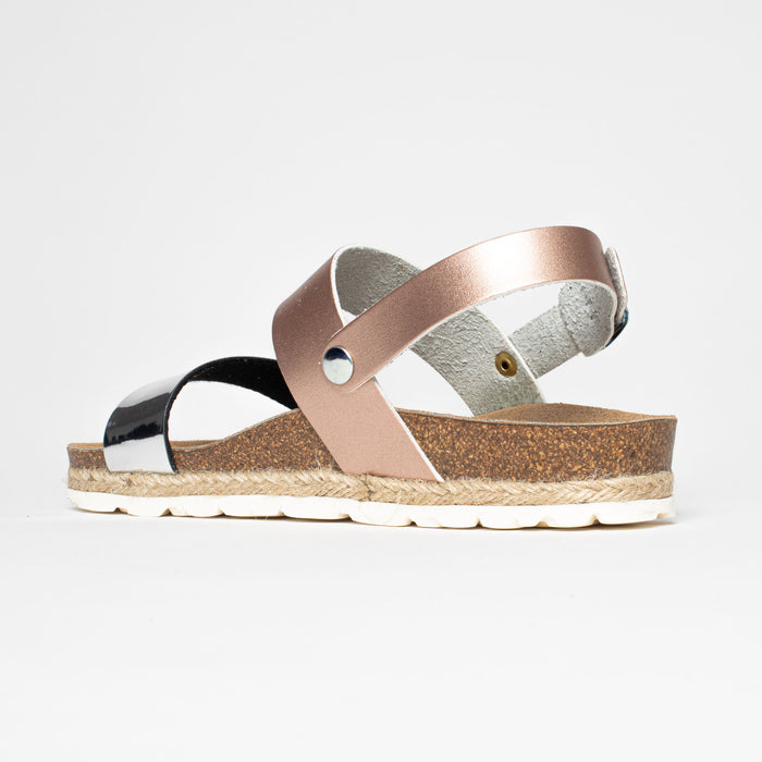 Bayton Sandales Tone Argentées Multi-Brides Bayton Femme