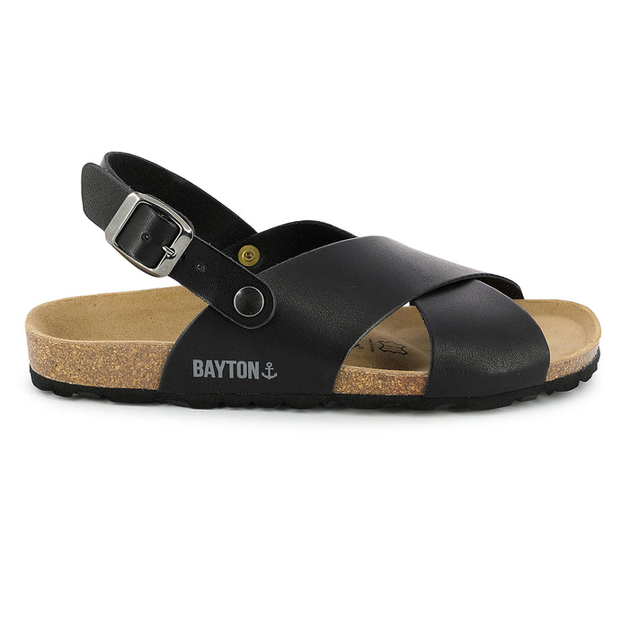 Bayton Sandales Tweed Noir Multi-Brides Bayton Femme