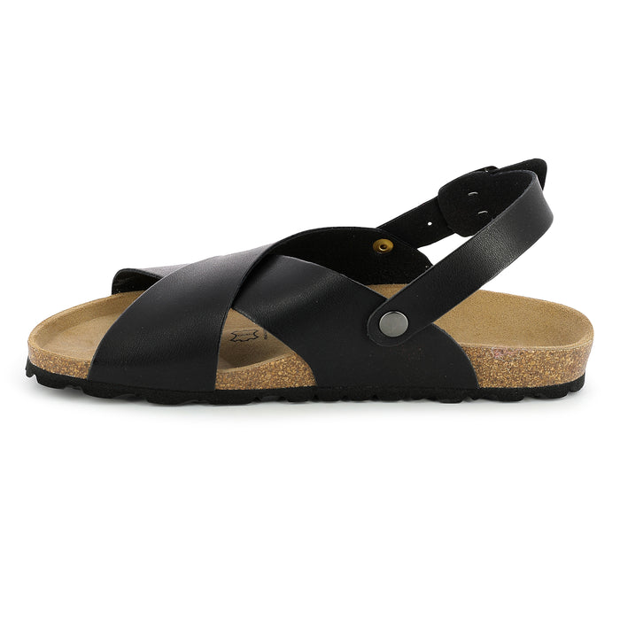 Bayton Sandales Tweed Noir Multi-Brides Bayton Femme