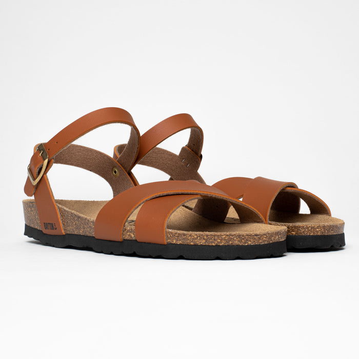 bayton Sandales Vallado Tan Multi-Brides Bayton femme