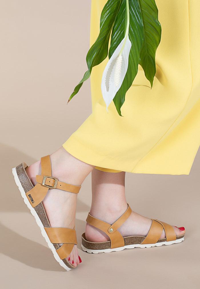 bayton Sandales Vallado Tan Multi-Brides Bayton femme