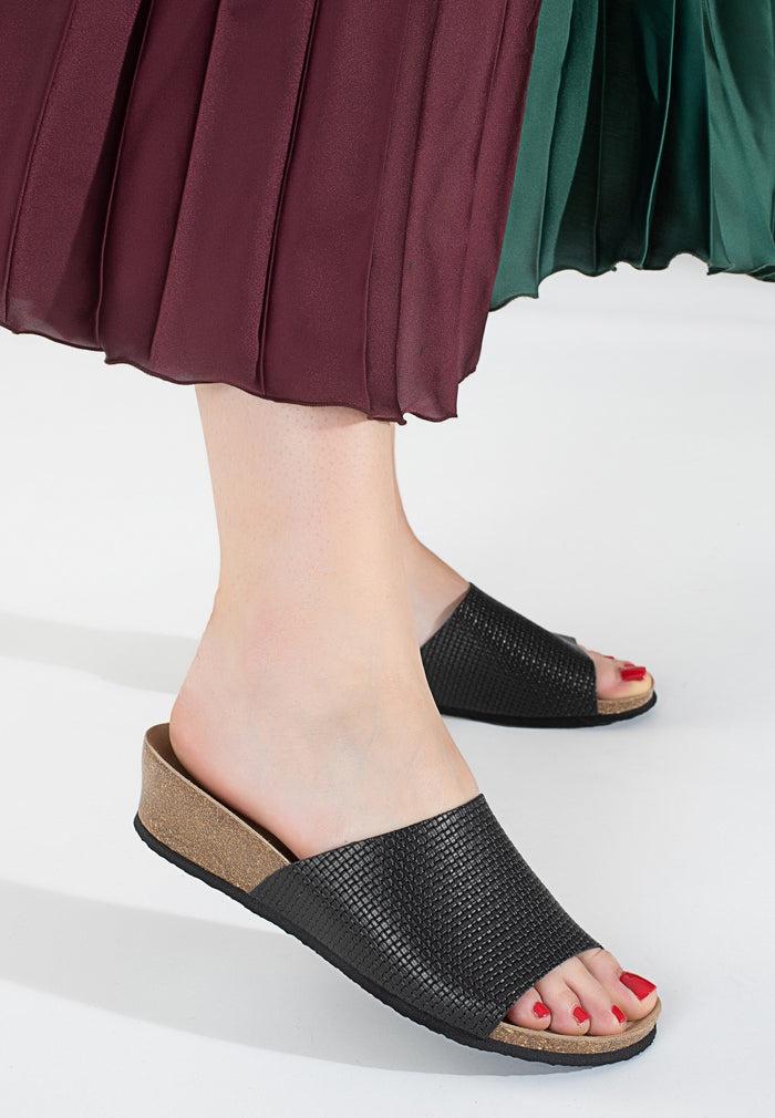 Bayton Sandales Ventura Noir Compensées Et Semi-compensées Bayton Femme