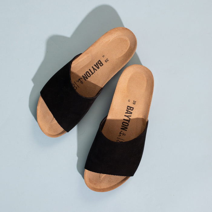 Bayton Sandales Ventura Noir Compensées Et Semi-compensées Bayton Femme