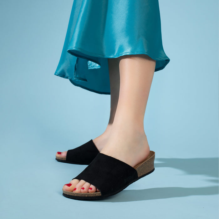 bayton Sandales Ventura Noir Compensées et Semi-compensées Bayton femme