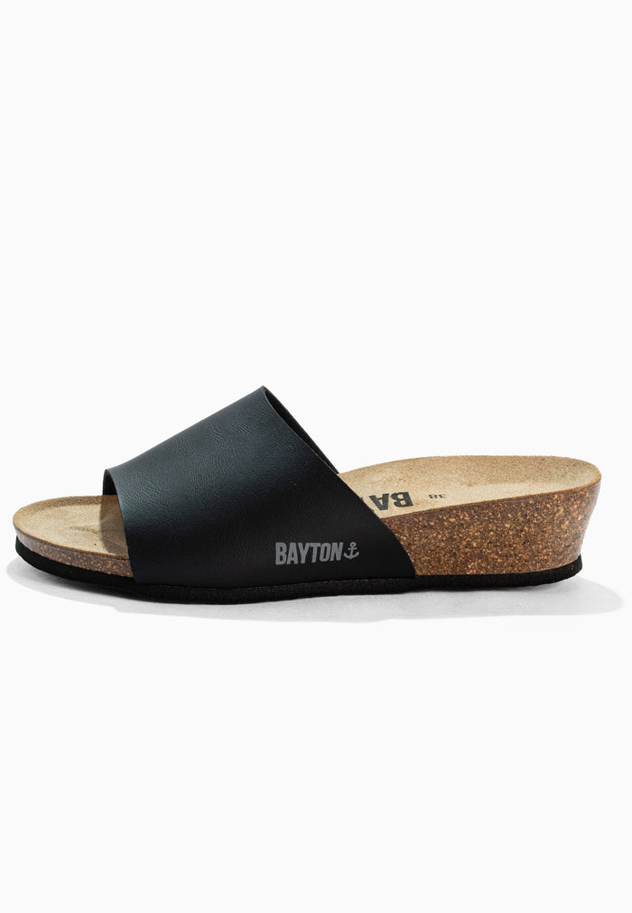 Bayton Sandales Ventura Noir Compensées Et Semi-compensées Bayton Femme