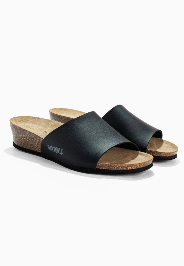 Bayton Sandales Ventura Noir Compensées Et Semi-compensées Bayton Femme