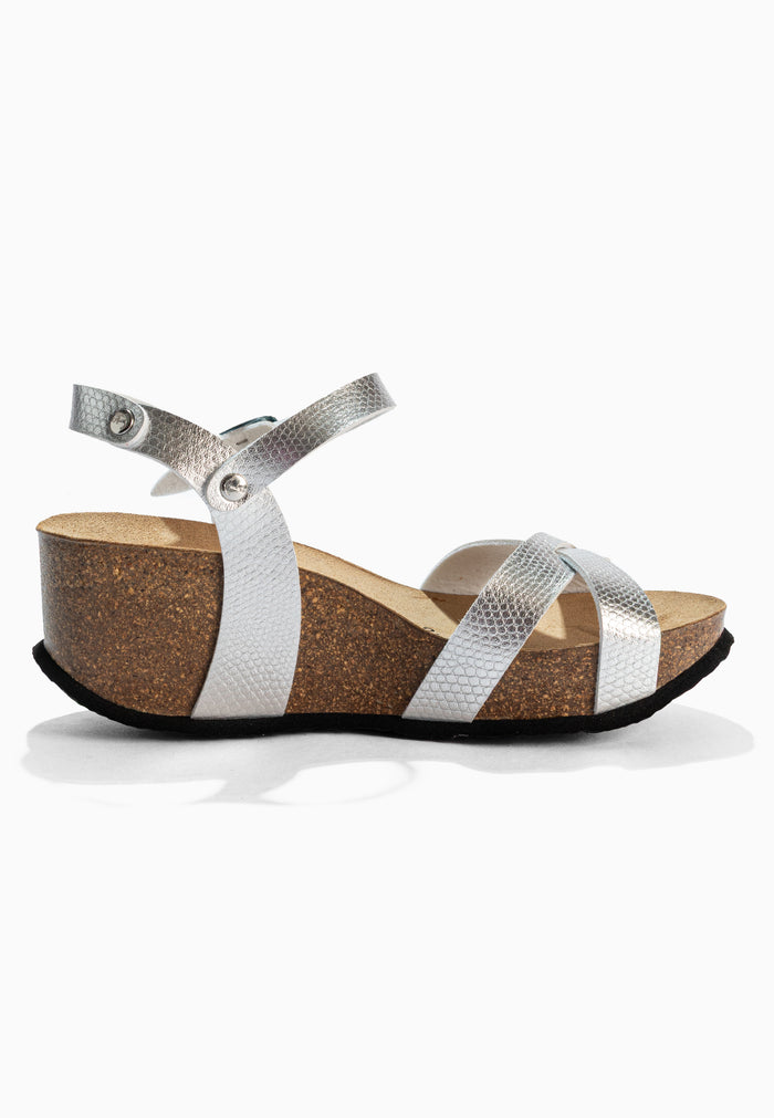 Bayton Sandales Venus Argent Compensées Et Semi-compensées Bayton Femme