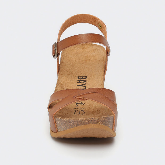 Bayton Sandales Venus Camel Compensées Et Semi-compensées Bayton Femme