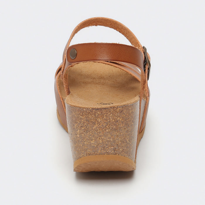 Bayton Sandales Venus Camel Compensées Et Semi-compensées Bayton Femme