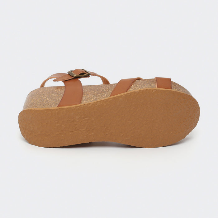 Bayton Sandales Venus Camel Compensées Et Semi-compensées Bayton Femme
