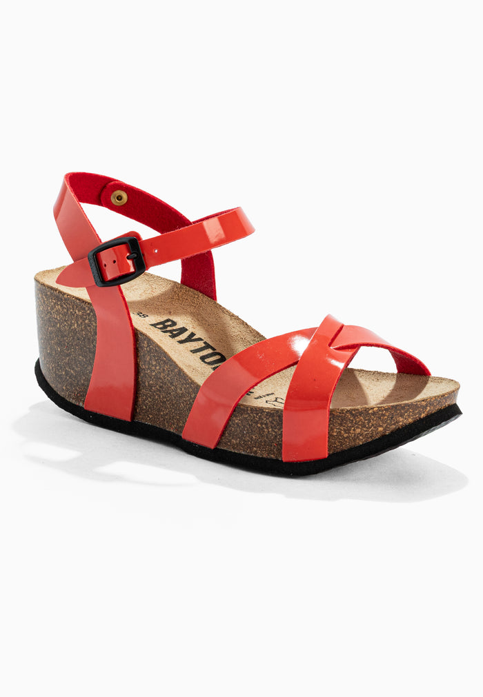 Bayton Sandales Venus Corail Compensées Et Semi-compensées Bayton Femme