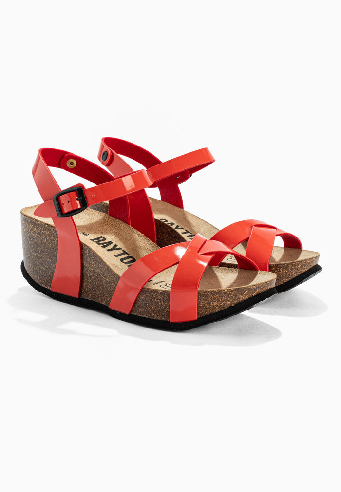 bayton Sandales Venus Corail Compensées et Semi-compensées Bayton femme