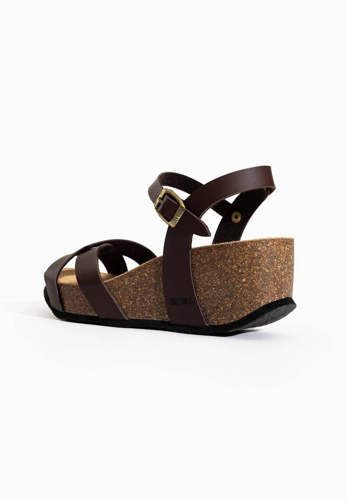 Bayton Sandales Venus Marron Compensées Et Semi-compensées Bayton Femme