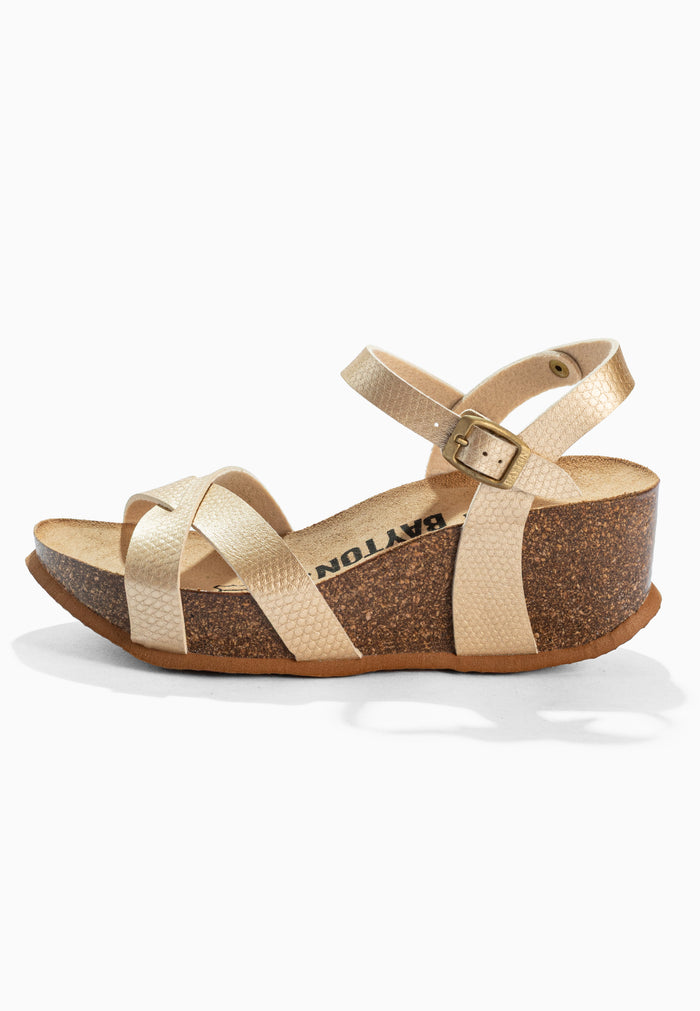 Bayton Sandales Venus Platinium Compensées Et Semi-compensées Bayton Femme