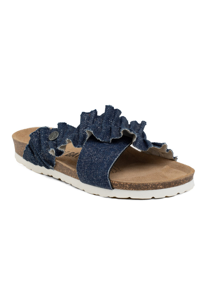 Bayton Sandales Victoire Bleu Clair Denim à Plateforme Bayton Femme