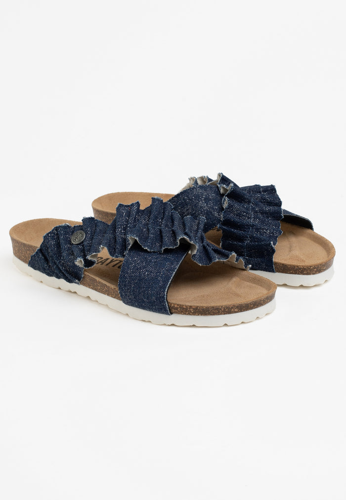 bayton Sandales Victoire Bleu Clair Denim à Plateforme Bayton femme