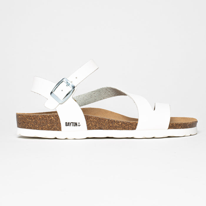 Bayton Sandales Vigo Blanc Multi-Brides Bayton Femme