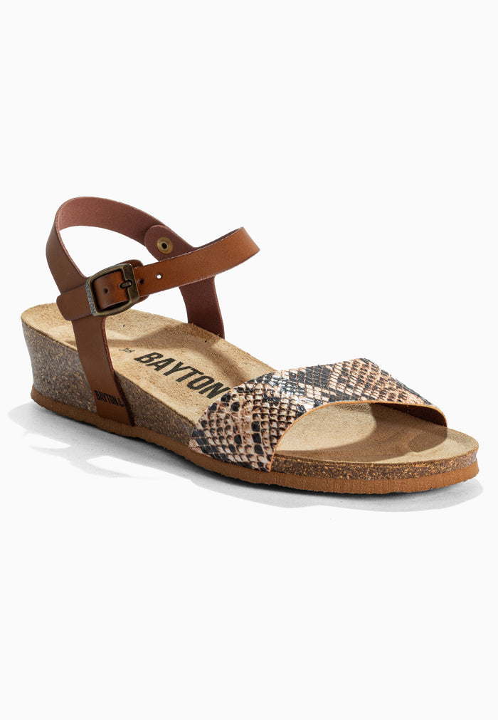 Bayton Sandales Wodonga Camel Compensées Et Semi-compensées Bayton Femme