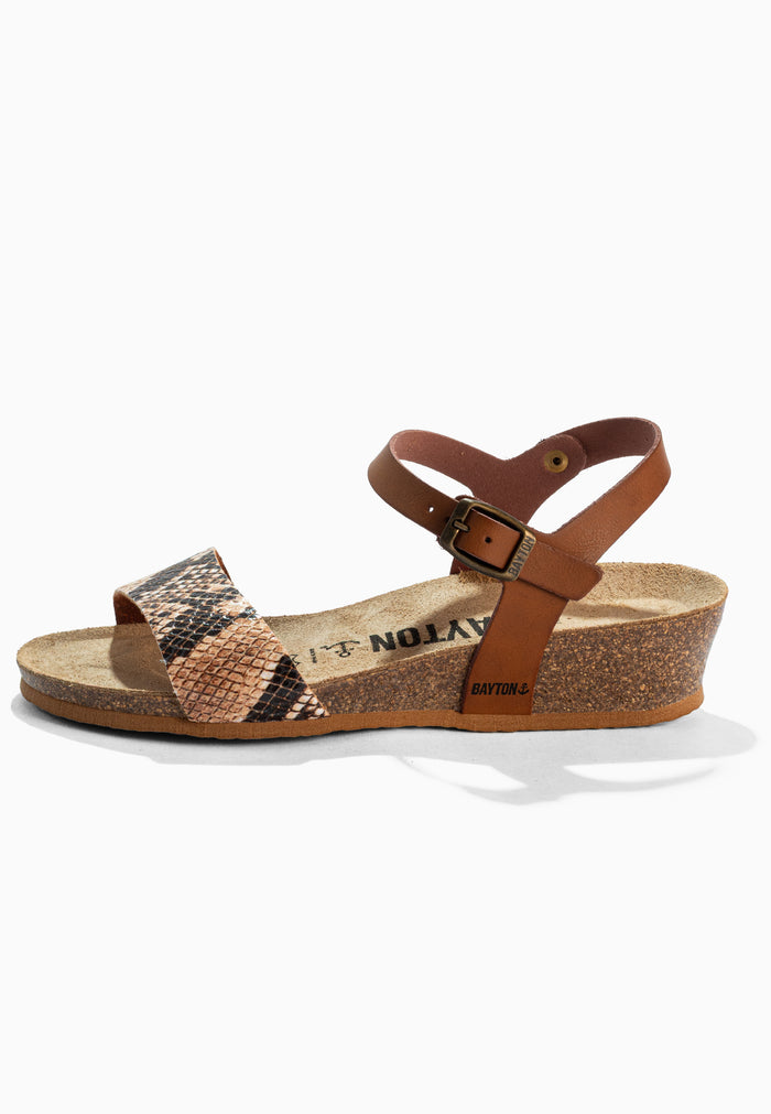 Bayton Sandales Wodonga Camel Compensées Et Semi-compensées Bayton Femme