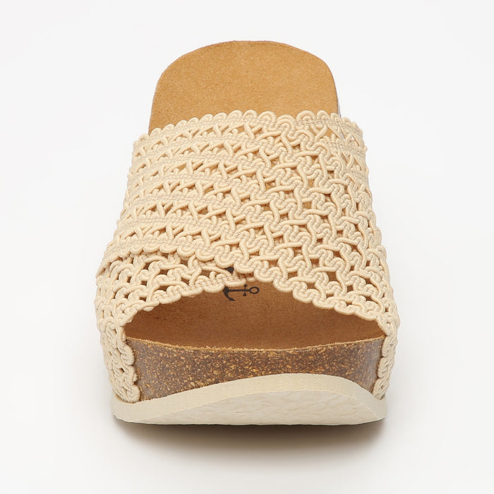 Bayton Sandales Xelina Beige Compensées Et Semi-compensées Bayton Femme