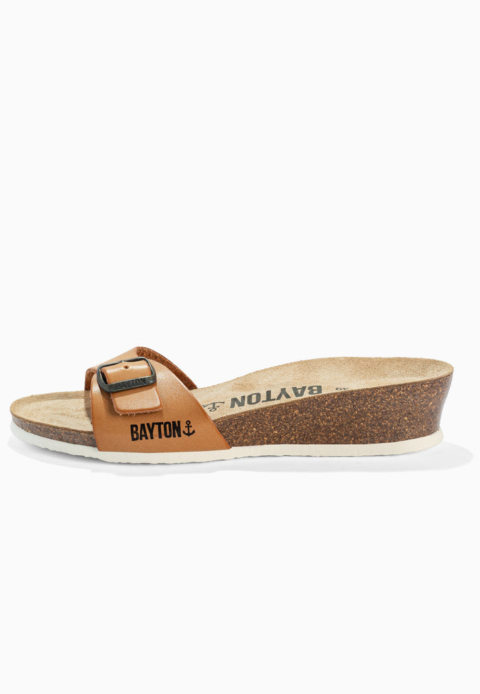 Bayton Sandales Zorga Camel Compensées Et Semi-compensées Bayton Femme