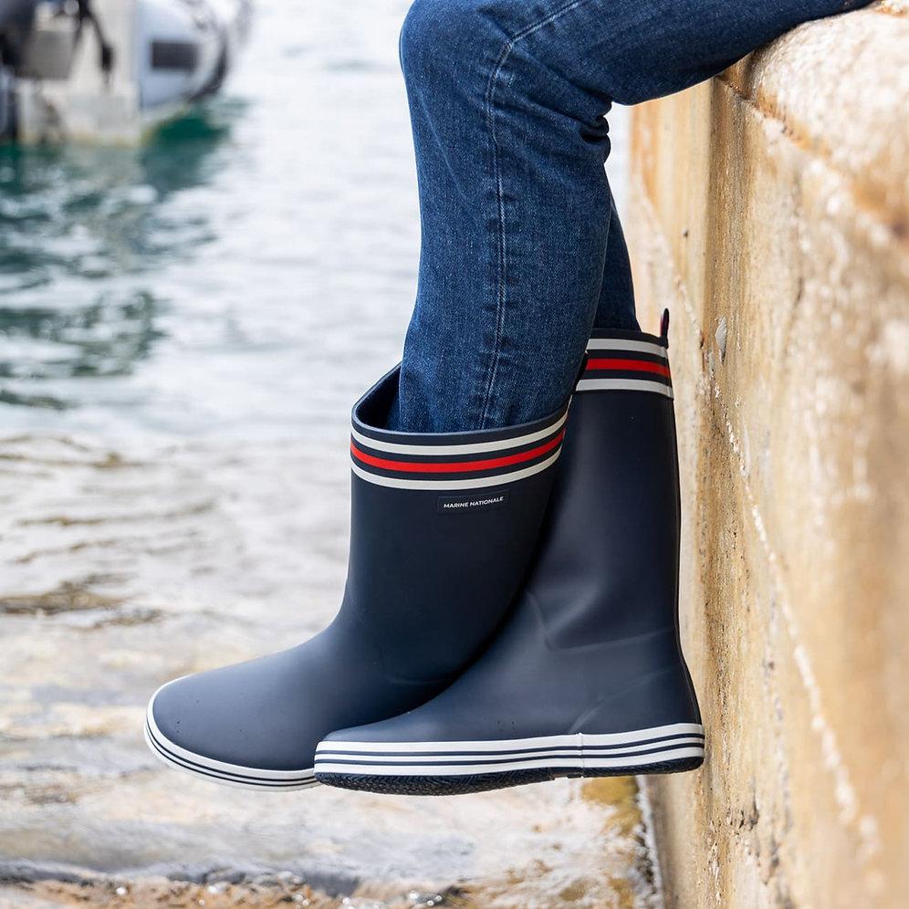 Be Only Botte Commandant Bleu Marine