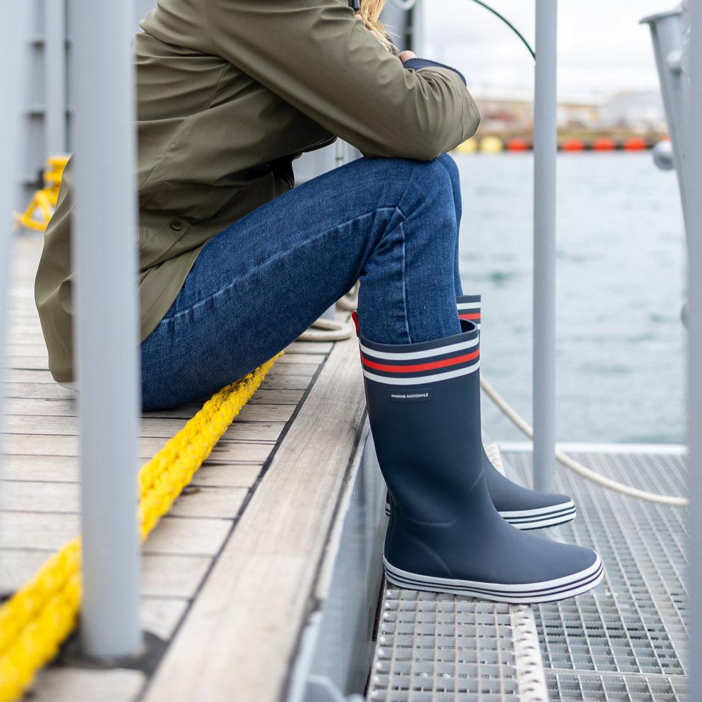Be Only Botte Commandant Bleu Marine