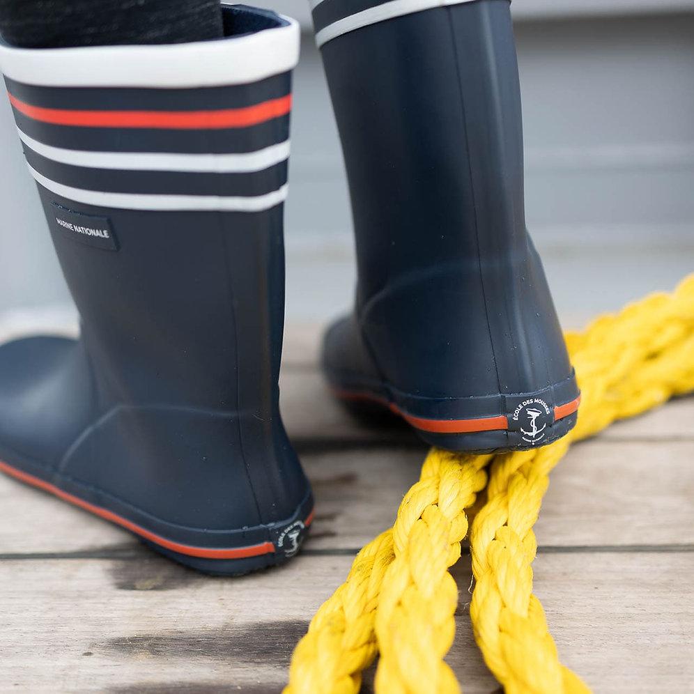Be Only Botte Matelot - Rouge Bleu Marine