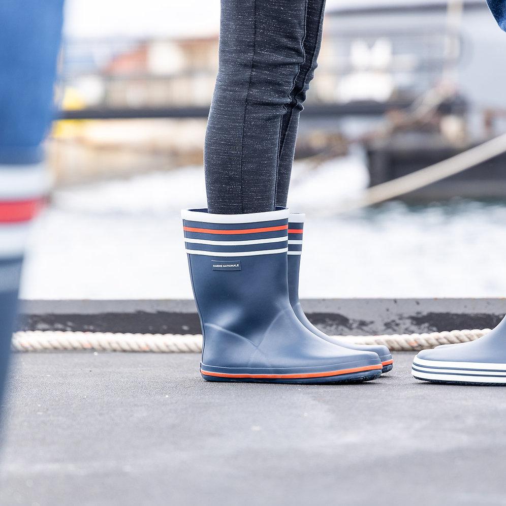 Be Only Botte Matelot - Rouge Bleu Marine