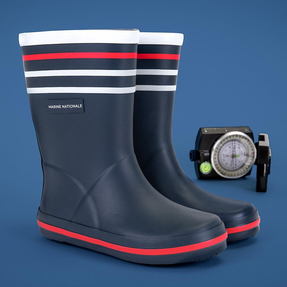 Be Only Botte Matelot - Rouge Bleu Marine