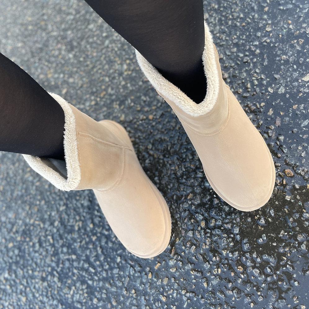 Be Only Cosy - Bottes Fourrées Imperméables Beige