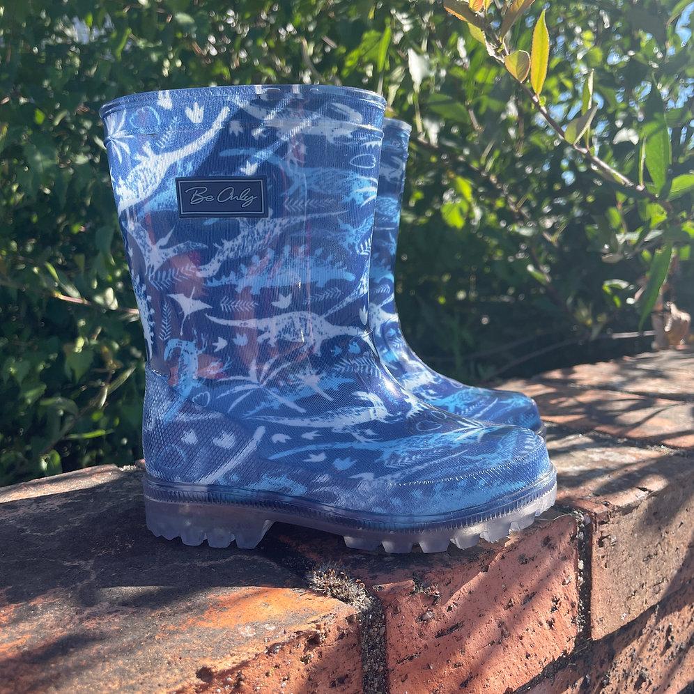 Be Only Jurassik - Botte Lumineuse Bleu Marine