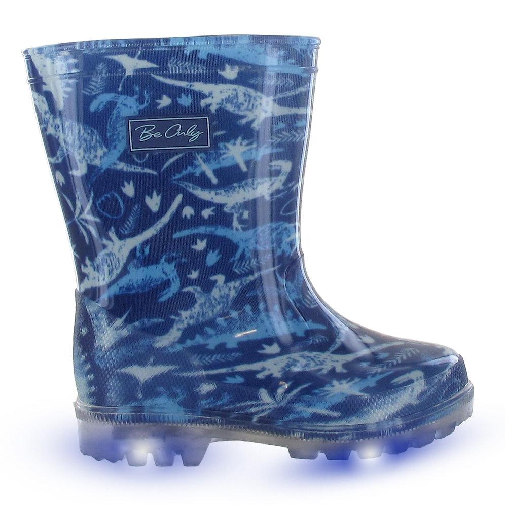 Be Only Jurassik - botte lumineuse Bleu marine