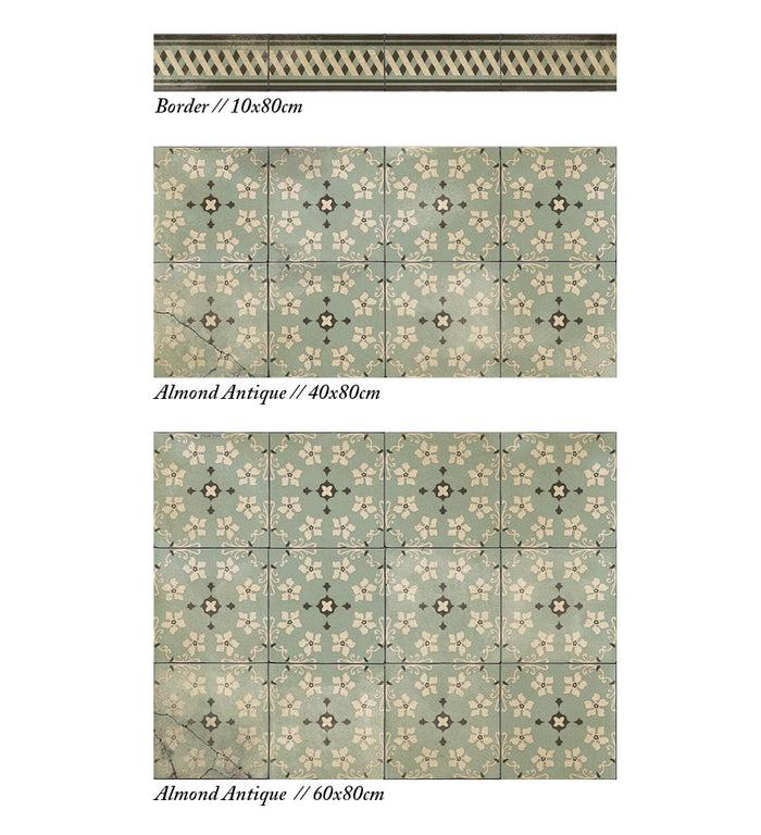 Beija Almond Vinyl Backsplash Stickers