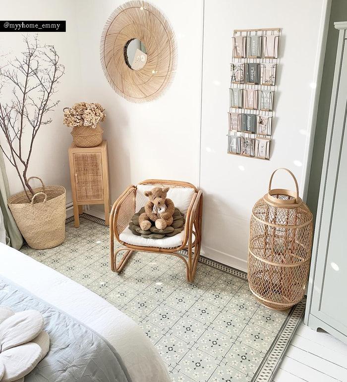 beija Almond Vinyl Rug