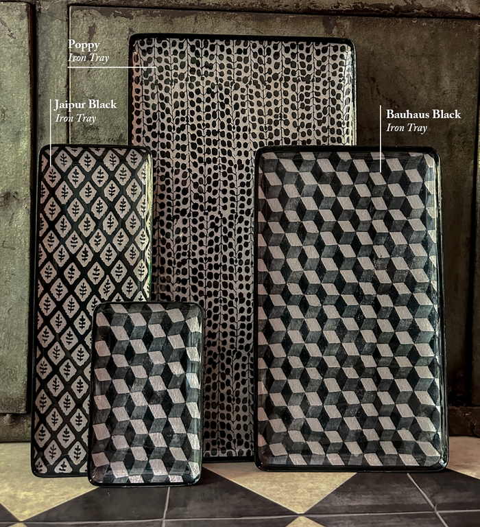 Beija Bauhaus Black Iron Tray – Beija Flor World