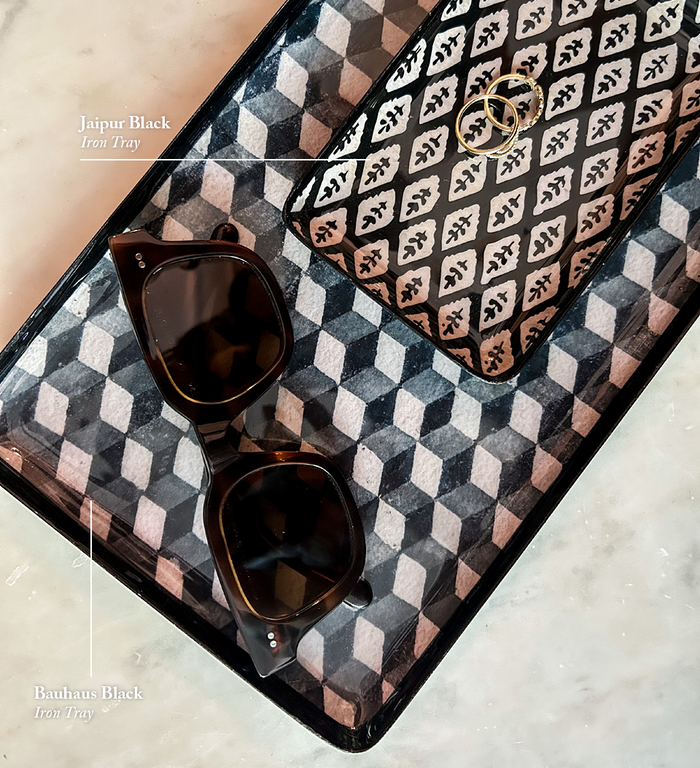 Beija Bauhaus Black Iron Tray – Beija Flor World