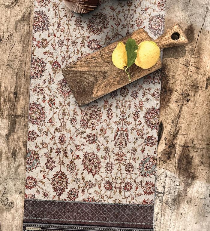 beija Bohemian Garden Fall Vinyl Table Runner