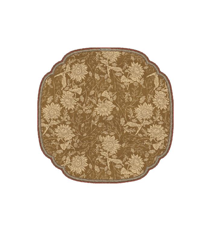 Beija Bohemian Garden Vinyl Round Placemat