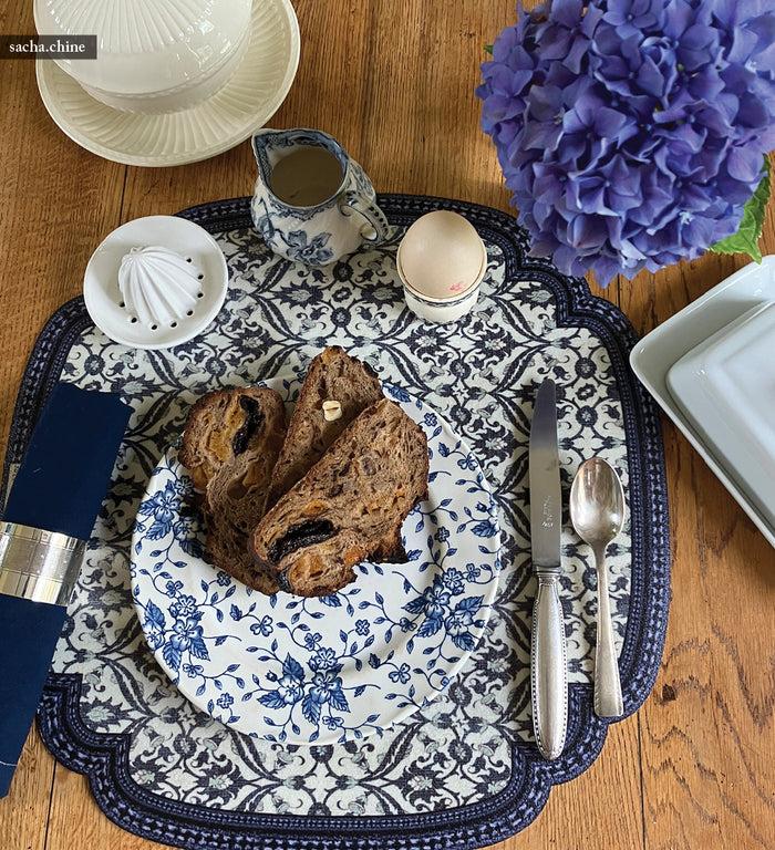 beija Bohemian Garden Vinyl Round Placemat